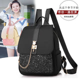Casual Oxford Cloth Backpack Women Lightweight Large Capacity Backpack