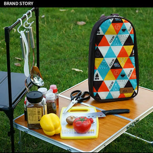Portable Camping Cookware Utensil Organizer Bag