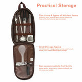 Portable Camping Cookware Utensil Organizer Bag