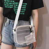 Casual Women PVC Jelly Crossbody Mini Bag Girls Shoulder Handbags