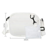 Casual Women PVC Jelly Crossbody Mini Bag Girls Shoulder Handbags
