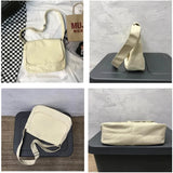 Casual Women's Solid Shoulder Bags High Canvas Ladies Crossbody Bag