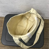 Casual Women's Solid Shoulder Bags High Canvas Ladies Crossbody Bag
