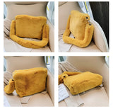 Faux Fur Women's Shoulder Bag Plush Handbag Bucket Sling Messenger