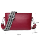Casual Messenger Bag First Layer Cowhide Shoulder Multi-pocket Crossbody Bag