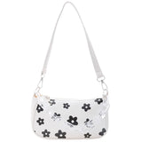 Floral Pattern Handbag Chain Shoulder Bag Top-handle Pouch