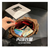 Casual Fold Cloud Shoulder Crossbody Bags Soft PU Leather Messenger Bag