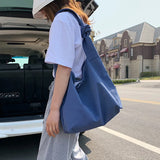 Casual Foldable Canvas Shopping Bag Eco Friendly Reusable Grocery Tote Handbag