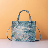 Monet Oil Painting Foldable Fabric Shopping Bag Eco Reusable Tote