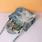 Monet Oil Painting Foldable Fabric Shopping Bag Eco Reusable Tote