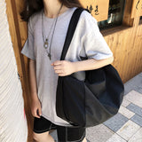 Women's Nylon Sling Shoulder Bag Large Capacity Crossbody Totes
