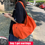Women's Nylon Sling Shoulder Bag Large Capacity Crossbody Totes