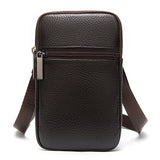 Casual Leather Messenger Bags Mens Bag For Men Small Phone Bag