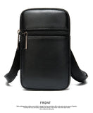 Casual Leather Messenger Bags Mens Bag For Men Small Phone Bag