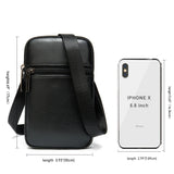 Casual Leather Messenger Bags Mens Bag For Men Small Phone Bag