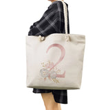 Casual Girl School Totebags For Women Thick Rope Shoulder Bag Travel Reusable