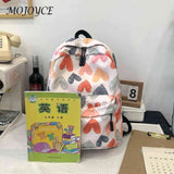 Casual Graffiti School Backpack with Pockets