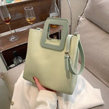 Casual Women's Big Tote Bag Leather Ladies Shoulder Handbag