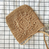 Lady Handbag Straw Knit Beach Bag Shoulder Messenger Bag