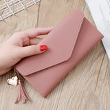 Casual Hasp Multi-card Money Wallet Purse Woman Student Bag