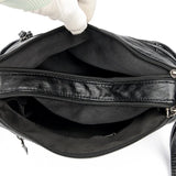 Casual Soft Leather Hobos Vintage Tote Shoulder Bag For Women