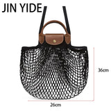 Casual Hollow Fishnet Women Handbags Mesh Shoulder Crossbody Bags