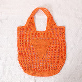 Casual Straw Women Handbags Woven Shoulder Bags Beach Hand Bag Tote Purses