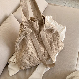 Harajuku Woolen Shoulder Bag Plush Handbag