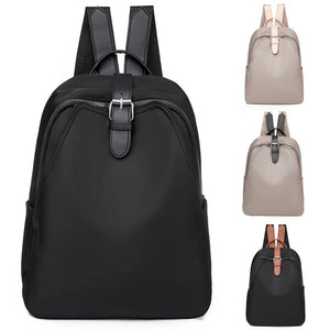 Casual Ladies Backpack Solid Outdoor Travel School Bag Waterproof