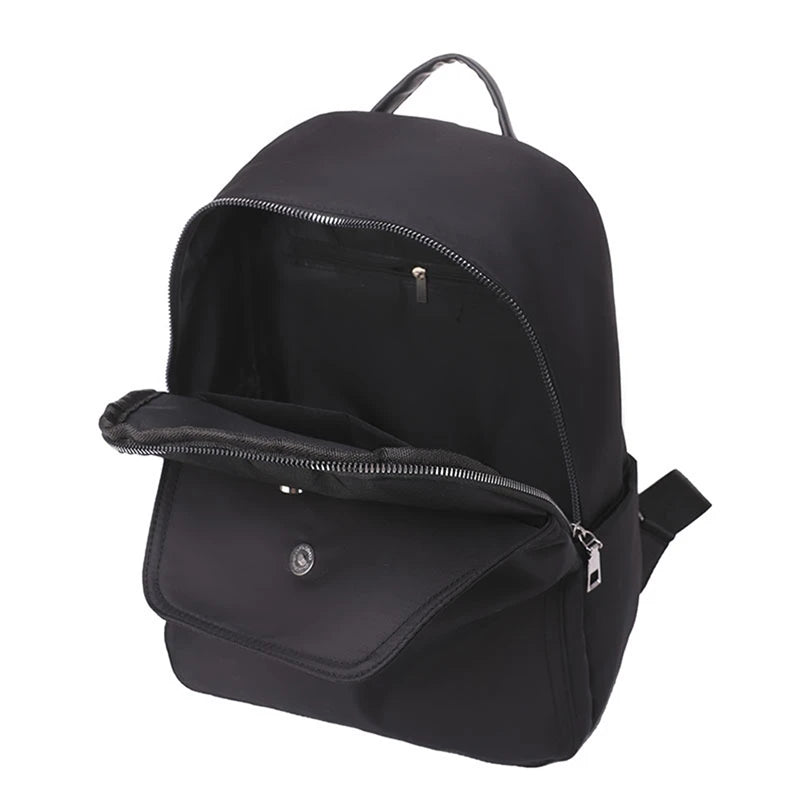 Casual Ladies Backpack Solid Outdoor Travel School Bag Waterproof