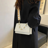 Ladies Mini Handbags Flap Purse Checkered PU Leather Crossbody Bag
