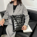 Casual Ladies Shopping Shoulder Bags Light Down Crossbody Bag For Women