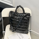 Casual Ladies Shopping Shoulder Bags Light Down Crossbody Bag For Women