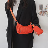 Casual Ladies Shoulder Bag Crossbody with Small Wallet Purses