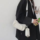 Casual Ladies Shoulder Bag Crossbody with Small Wallet Purses