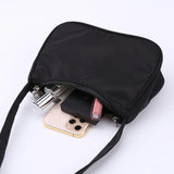 Casual Solid Butterfly Chain Underarm Bag Small Hobos Purse