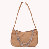 Casual Women's Butterfly Chain Underarm Bag