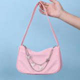 Casual Women's Butterfly Chain Underarm Bag