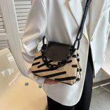 Canvas Lady Tote Bag Chain Shoulder Crossbody Bags