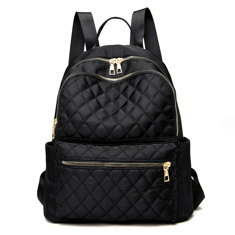 Casual Large Capacity Backpacks for Women Oxford Travel Pack Knapsack