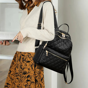 Casual Large Capacity Backpacks for Women Oxford Travel Pack Knapsack