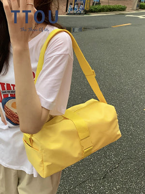 Casual Canvas Travel Bag Large Capacity Women's Handbag