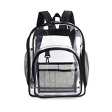 Clear PVC Shoulder Backpack Waterproof Travel School Bookbag