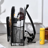 Casual Transparent PVC Backpack Waterproof Shoulder Bag