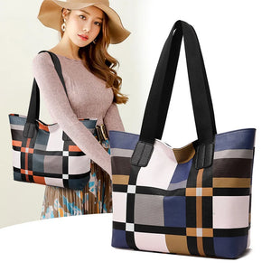 Casual Large Capacity Handbag Totes For Women Big Size Pu Leather Shoulder Bag