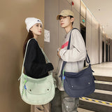 Nylon Shoulder Messenger Bags Japanese Style Crossbody Bags