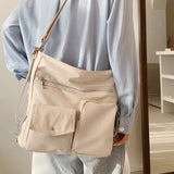 Casual Nylon Handbag Women Shoulder Crossbody Bag Travel Totes Backpack