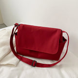 Casual Large Capacity Shopping Travel Bags Pure Zipper Shoulder Clutch Tote Bag