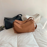Women's Large Capacity Shoulder Bag Waterproof PU Leather
