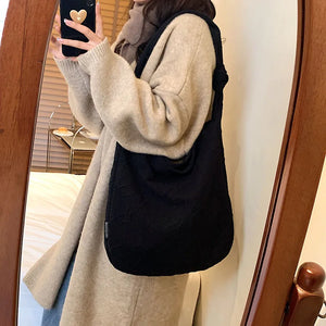 Casual Large Capacity Tote Women Handbags Canvas Lady Shoulder Messenger Bags